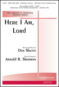 Here I Am Lord SAB choral sheet music cover Thumbnail